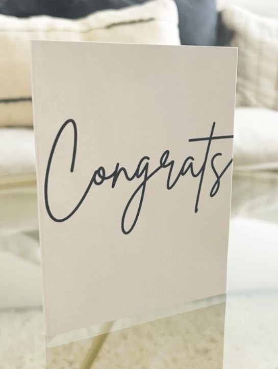 Congratulations Card