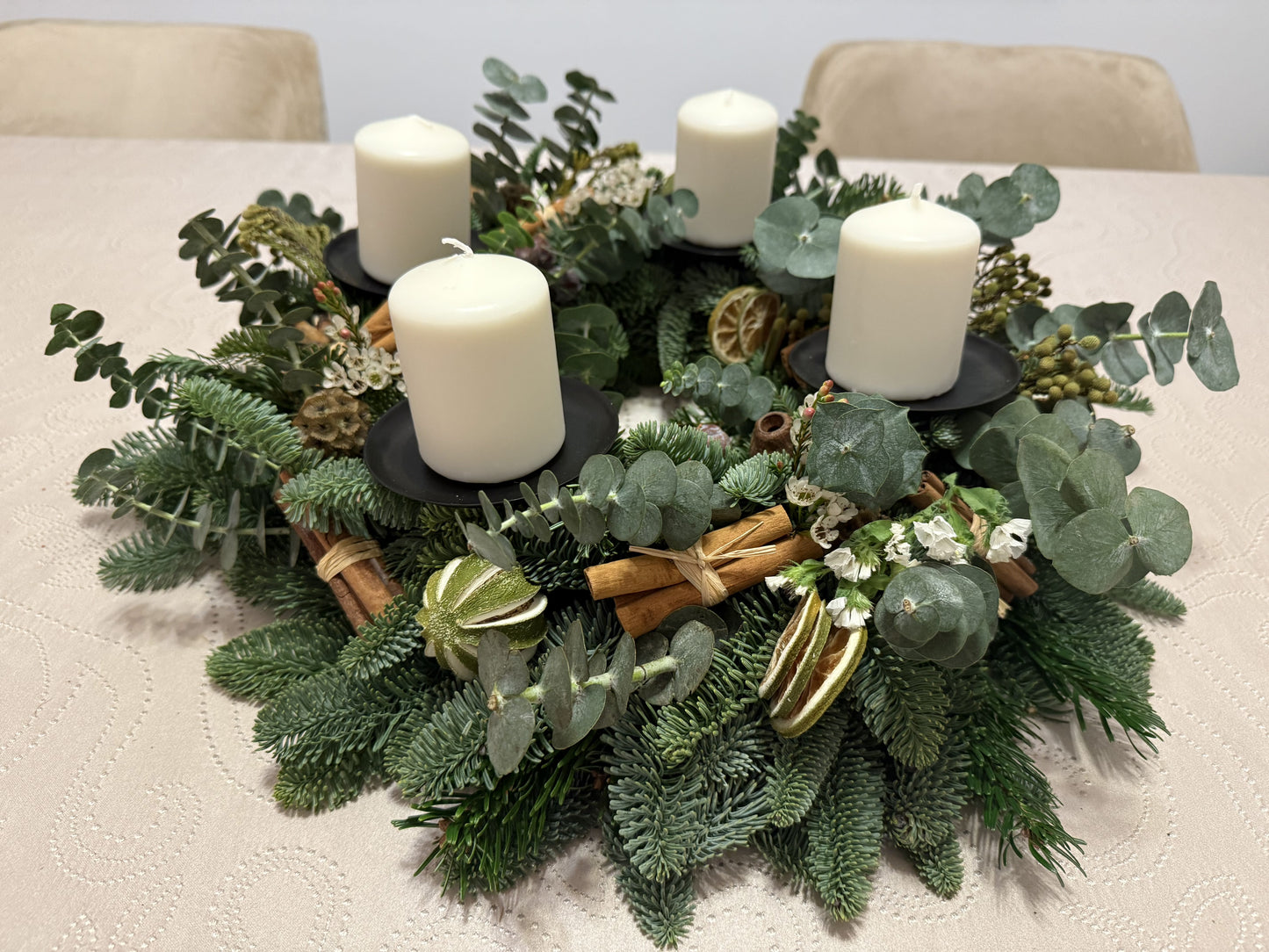 The Advent Glow Wreath (With 4 Candles)