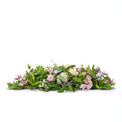 Blushing Elegance Centerpiece (Oblong)