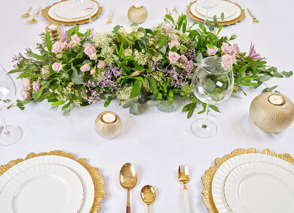 Blushing Elegance Centerpiece (Oblong)